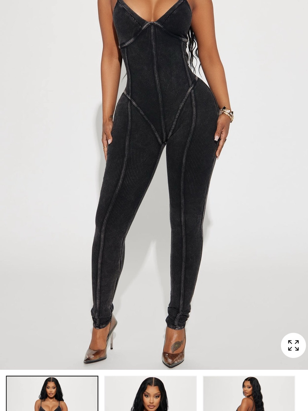 Fashion nova XL ribbed jumpsuit